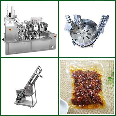 辣子鸡给袋式真空包装机