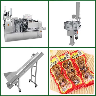 四个鹌鹑蛋给袋式真空包装机