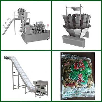 广东梅菜给袋式真空包装机