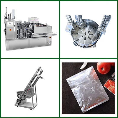 自嗨锅底料给袋式真空包装机