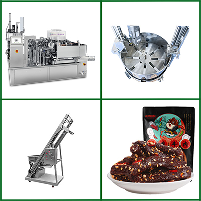 小包牛肉条给袋式真空包装机