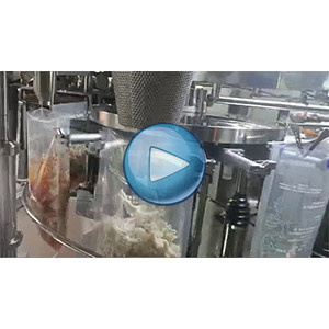 无骨凤爪全自动给袋式真空包装机 视频