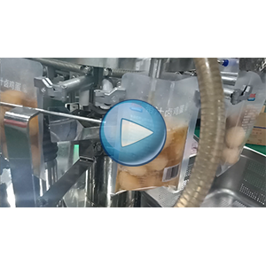 八枚带汁卤蛋给袋式真空包装机-众润-包装生产线视频