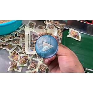 泡椒花生给袋式真空包装机-80包/分钟-包装生产线视频