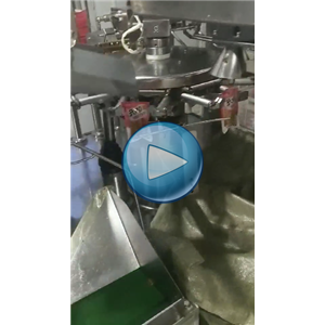 豆干给袋式真空包装机，人工投料