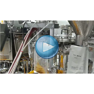 匈牙利风味炖牛肉全自动给袋式真空包装机 大克重包装 电子组合秤