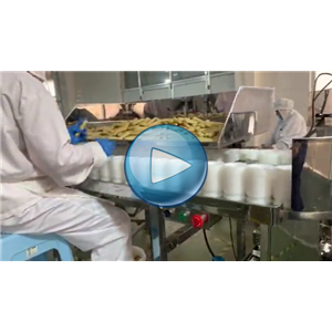 鸡肉肠给袋真空包装一体机 78包/分钟，山东范府食品