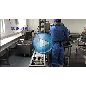 卤牛肉旋转给袋机+碗式提升机